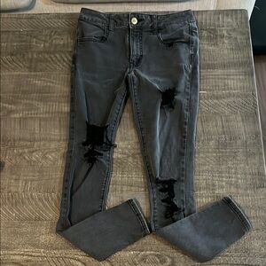 American Eagle Outfitters Black Super Stretch Jeans